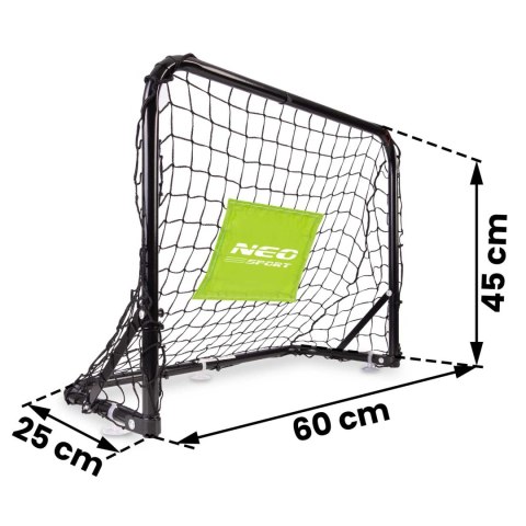 Bramka do piłki nożnej - zestaw 2 sztuki - 60 x 45 x 25 cm NS-461 Bramka do piłki nożnej - zestaw 2 sztuki - 60 x 45 x 25 cm NS-461