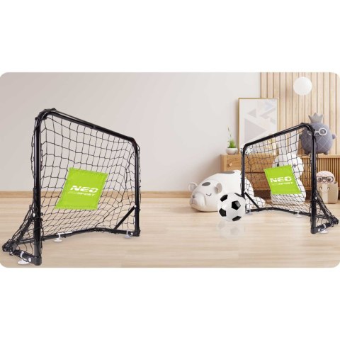Bramka do piłki nożnej - zestaw 2 sztuki - 60 x 45 x 25 cm NS-461 Bramka do piłki nożnej - zestaw 2 sztuki - 60 x 45 x 25 cm NS-461