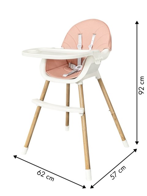 Fotelik krzesełko do karmienia 2w1 ECOTOYS