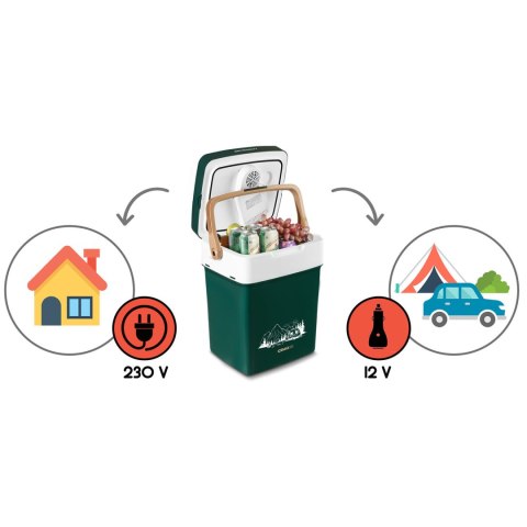 Lodówka turystyczna Berdsen Icemax 32 litry tryb ECO - zielona Lodówka turystyczna Berdsen Icemax 32 litry tryb ECO - zielona