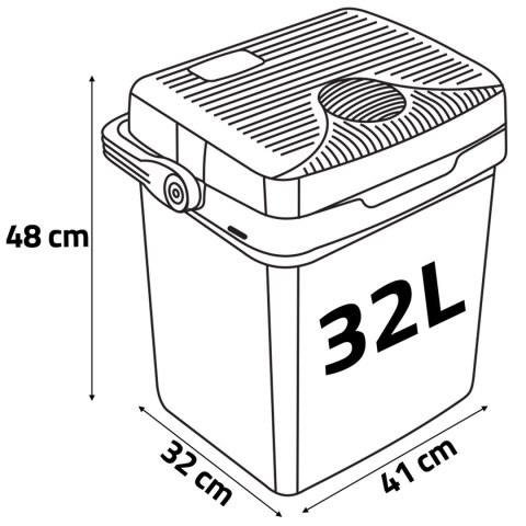 Lodówka turystyczna Berdsen Icemax 32 litry tryb ECO - zielona Lodówka turystyczna Berdsen Icemax 32 litry tryb ECO - zielona