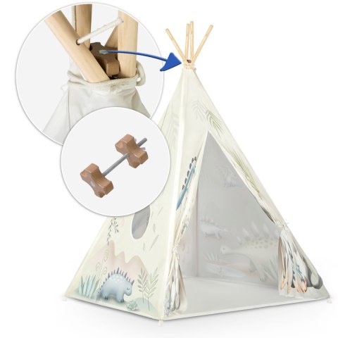 Namiot tipi dla dzieci Nukido - dinozaury Namiot tipi dla dzieci Nukido - dinozaury