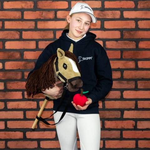Konik na kiju z kantarem - Hobby Horse Skippi - Karmel - A3 - prezent