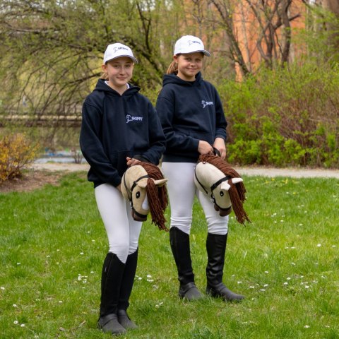 Konik na kiju z kantarem - Hobby Horse Skippi - Karmel - A3 - prezent