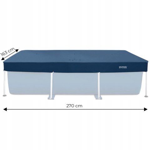Pokrywa plandeka mata do basenu stelażowego 270x163 cm Intex 28036 Pokrywa plandeka mata do basenu stelażowego 270x163 cm Intex 28036