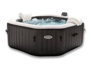 Nadmuchiwane jacuzzi ośmiokątne hydromasaż 4 os. 180x71 cm akcesoria premium INTEX 28458