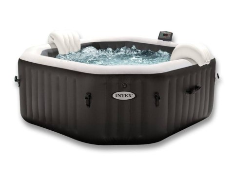 Nadmuchiwane jacuzzi ośmiokątne hydromasaż 4 os. 180x71 cm akcesoria premium INTEX 28458