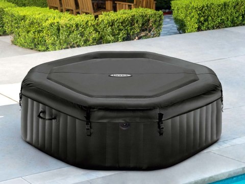 Nadmuchiwane jacuzzi ośmiokątne hydromasaż 4 os. 180x71 cm akcesoria premium INTEX 28458