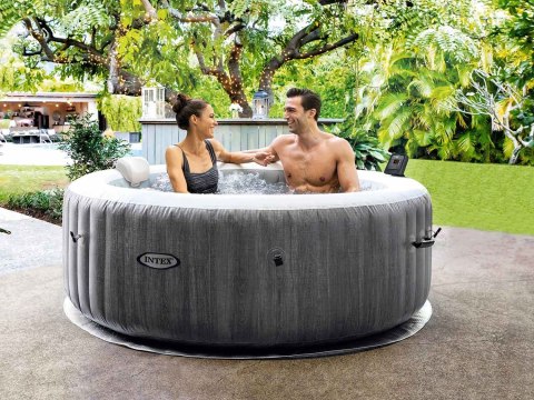 Nadmuchiwanejacuzzi hydromasaż 4 os. 196x71 cm WIFI akcesoria premium INTEX 28440