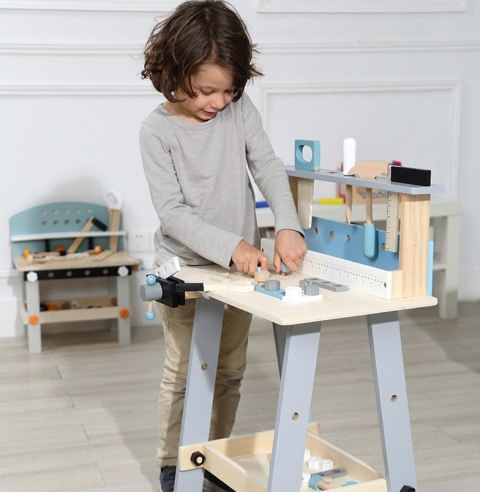 Drewniany warsztat narzędzia 32el zabawki ECOTOYS Drewniany warsztat narzędzia 32el zabawki ECOTOYS