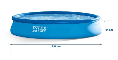 Basen ogrodowy rozporowy 457 x 84 cm 15w1 INTEX 28158 + maszynka do baniek GRATIS