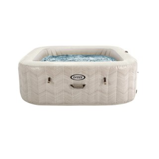 Nadmuchiwane jacuzzi kwadratowe hydromasaż 6 os. 196x71 cm akcesoria premium INTEX 28472