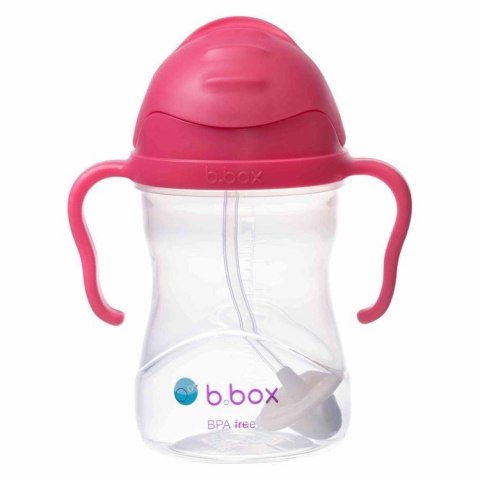 B.BOX BB00502 Bidon ze słomką 240 ml raspberry B.BOX BB00502 Bidon ze słomką 240 ml raspberry