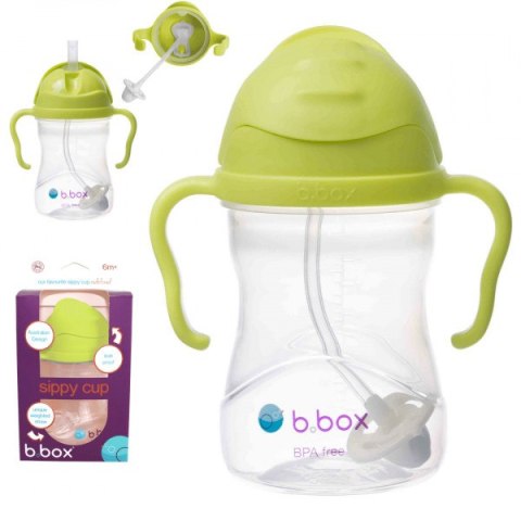 B.BOX BB00512 Bidon ze słomką 240 ml pineapple B.BOX BB00512 Bidon ze słomką 240 ml pineapple