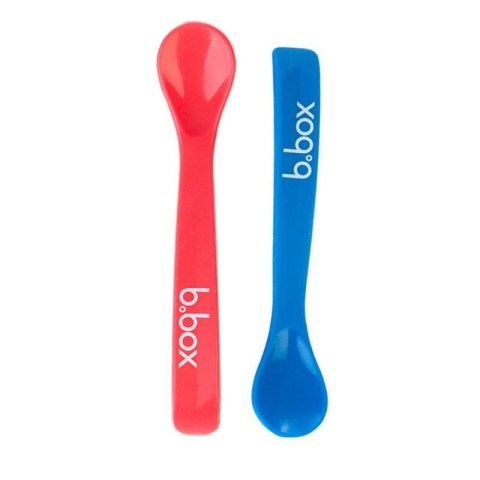 B.BOX BB00703 Silikonowe łyżeczki 2 szt czerwono-niebieskie B.BOX BB00703 Silikonowe łyżeczki 2 szt czerwono-niebieskie