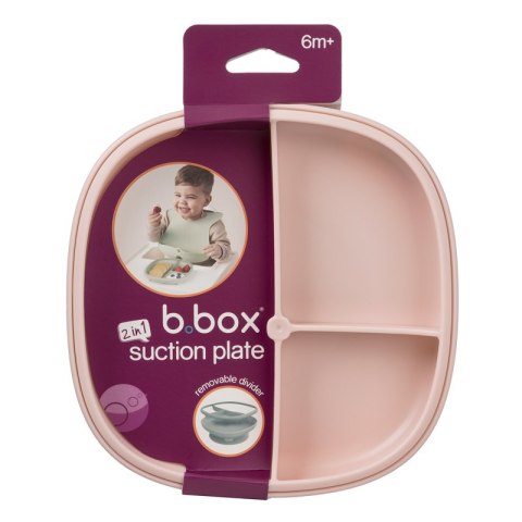 B.BOX BB101511 Talerzyk z przyssawką 2w1 różowy B.BOX BB101511 Talerzyk z przyssawką 2w1 różowy