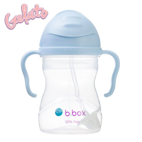 B.BOX BB00519 Bidon ze słomką 240 ml Bubblegum B.BOX BB00519 Bidon ze słomką 240 ml Bubblegum