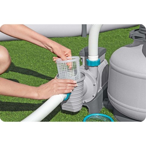 Pompa piaskowa do basenów 11355 L/h Bestway 58486 + tabletki multifunkcyjne