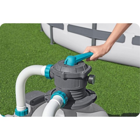 Pompa piaskowa do basenów 11355 L/h Bestway 58486 + tabletki multifunkcyjne