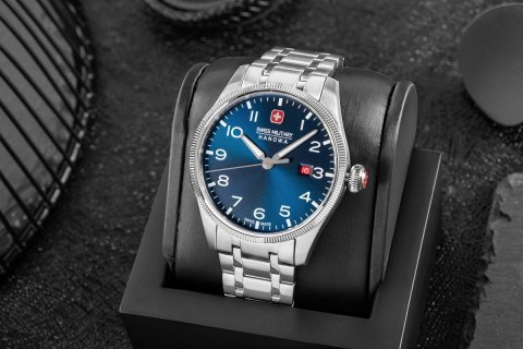 Zegarek Męski SWISS MILITARY HANOWA Thunderbolt SMWGH0000802 + BOX Zegarek Męski SWISS MILITARY HANOWA Thunderbolt SMWGH0000802 + BOX