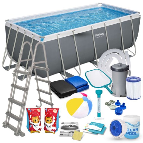 Basen ogrodowy stelażowy 412x201x122cm 18w1 Bestway 56456ND Basen ogrodowy stelażowy 412x201x122cm 18w1 Bestway 56456ND