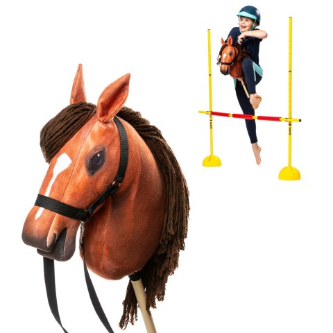 Zestaw Skippi - Hobby Horse Bursztyn i przeszkoda do skakania 135 cm Zestaw Skippi - Hobby Horse Bursztyn i przeszkoda do skakania 135 cm
