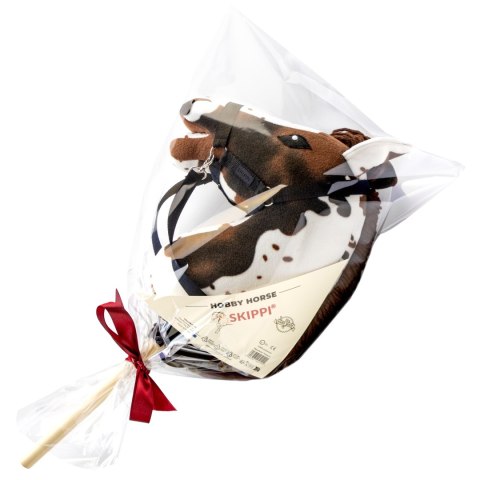 Zestaw Skippi - Hobby Horse Gniado - srokaty i przeszkoda do skakania 135 cm Zestaw Skippi - Hobby Horse Gniado - srokaty i przeszkoda do skakania 135 cm