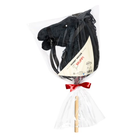 Zestaw Skippi - Hobby Horse czarny i dodatkowy kantar - ciemny zielony Zestaw Skippi - Hobby Horse czarny i dodatkowy kantar - ciemny zielony