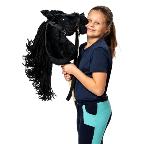 Zestaw Skippi - Hobby Horse czarny i dodatkowy kantar - czerwony Zestaw Skippi - Hobby Horse czarny i dodatkowy kantar - czerwony