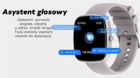 Smartwatch Damski GRAVITY GT18-2 Różowy Pasek Silikonowy + Biały Pasek Smartwatch Damski GRAVITY GT18-2 Różowy Pasek Silikonowy + Biały Pasek