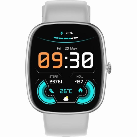 Smartwatch Damski GRAVITY GT18-5 Czarny Pasek Silikonowy + Szary Pasek Smartwatch Damski GRAVITY GT18-5 Czarny Pasek Silikonowy + Szary Pasek