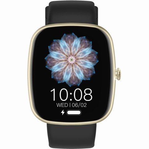 Smartwatch Damski GRAVITY GT18-7 Beżowy Pasek Silikonowy + Czarny Pasek Smartwatch Damski GRAVITY GT18-7 Beżowy Pasek Silikonowy + Czarny Pasek