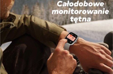 Smartwatch Damski GRAVITY GT18-7 Beżowy Pasek Silikonowy + Czarny Pasek Smartwatch Damski GRAVITY GT18-7 Beżowy Pasek Silikonowy + Czarny Pasek
