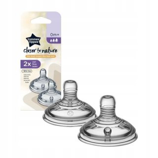 TOMMEE TIPPEE Smoczki du butelek CTN VARI FLOW 2pak