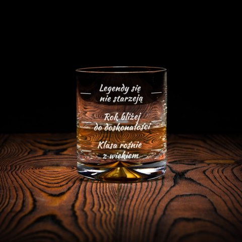 Urodzinowa szklanka do whisky - prezent na czterdziestkę